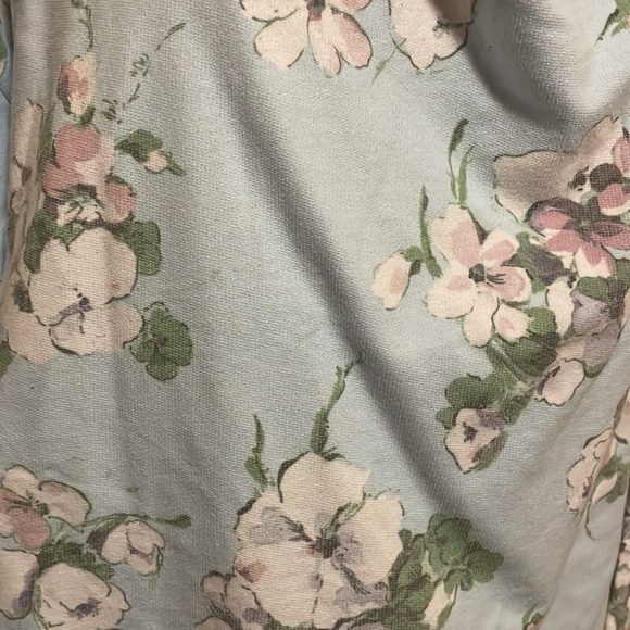 NWT ASOS Size 16 Floral Cropped Sweatshirt A5 - Picture 2 of 2